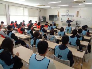 安全運転競技地区大会の説明の様子