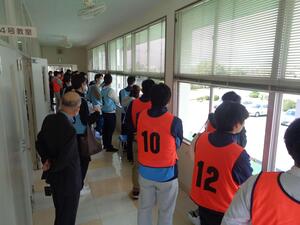 安全運転競技地区大会の説明の様子2