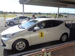 運転競技の様子