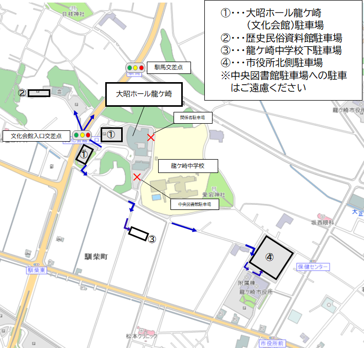 駐車場案内図