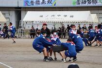 タイヤ引きの様子