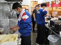 ラーメン店での職場体験