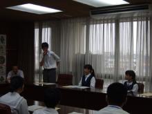 平成27年度広島中学生派遣団第1回学習会2