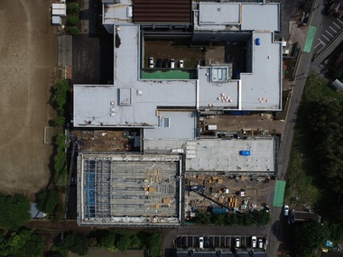 ドローンによる上空写真