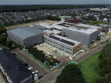 ドローンによる上空写真