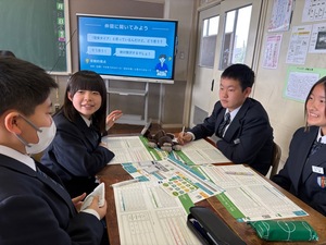 My Life Design（ライフプラン）を共有する生徒たち