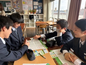 My Life Design（ライフプラン）を共有する生徒たち