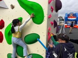 クライミング体験会の様子3