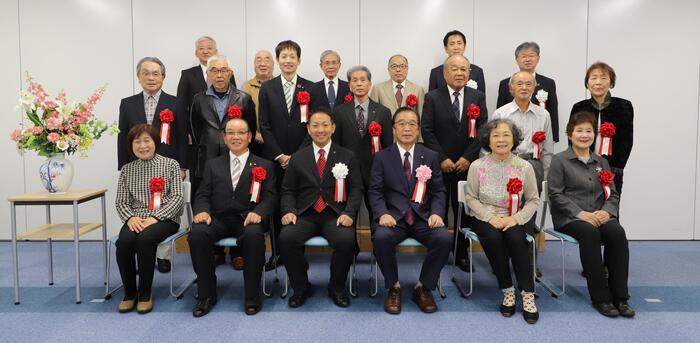 令和6年度龍ケ崎市表彰式集合写真