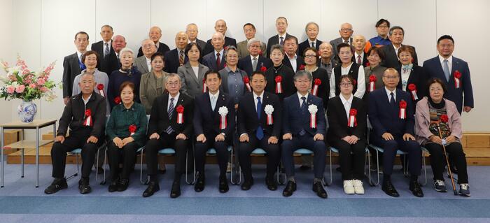 令和7年度龍ケ崎市表彰式集合写真