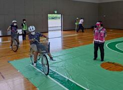 自転車大会練習の様子