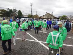 グッズ配布前集合