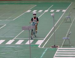 自転車競技の様子