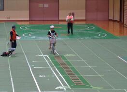 自転車競技の様子