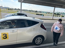 運転競技の様子1