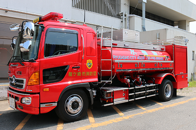 6トンの水を運べる水槽車