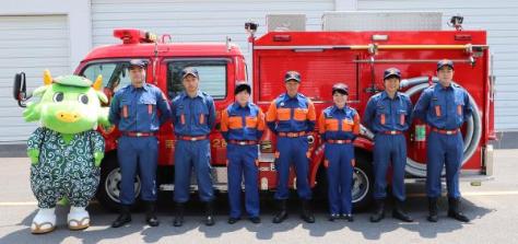 龍ケ崎市消防団員の画像