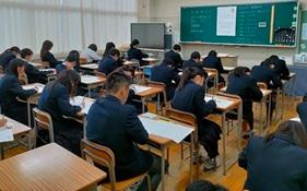 実力テストの様子