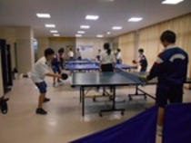 卓球の様子