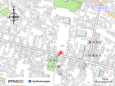 八坂神社本殿周辺