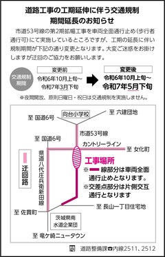 工事場所の説明図