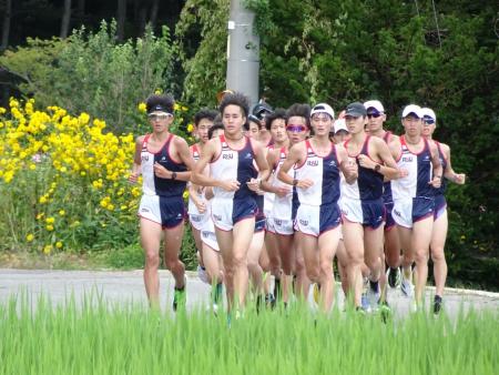 長谷川選手練習風景