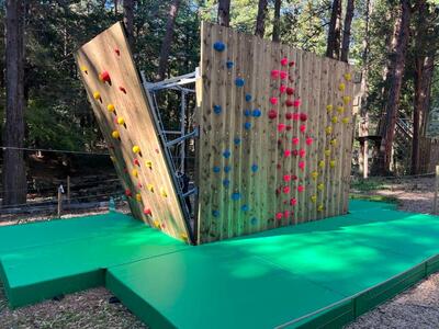 森林公園無料体験ウォール