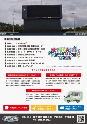 大会開催チラシ(裏)