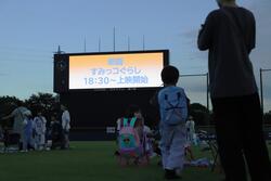 映画鑑賞の様子