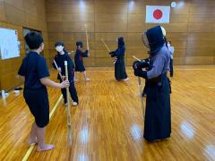 1年生剣道部体験の様子