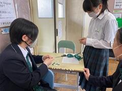 リーフリボン作り
